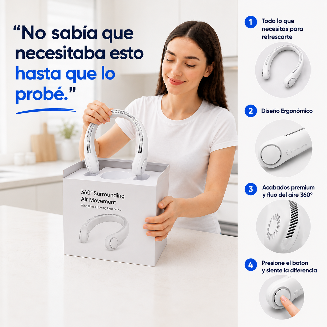 ArcticFlow: Ventilador para Cuello Portatil