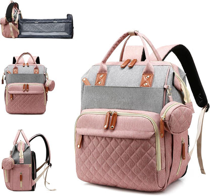 Bolso Pañalera Impermeable de Gran Capacidad