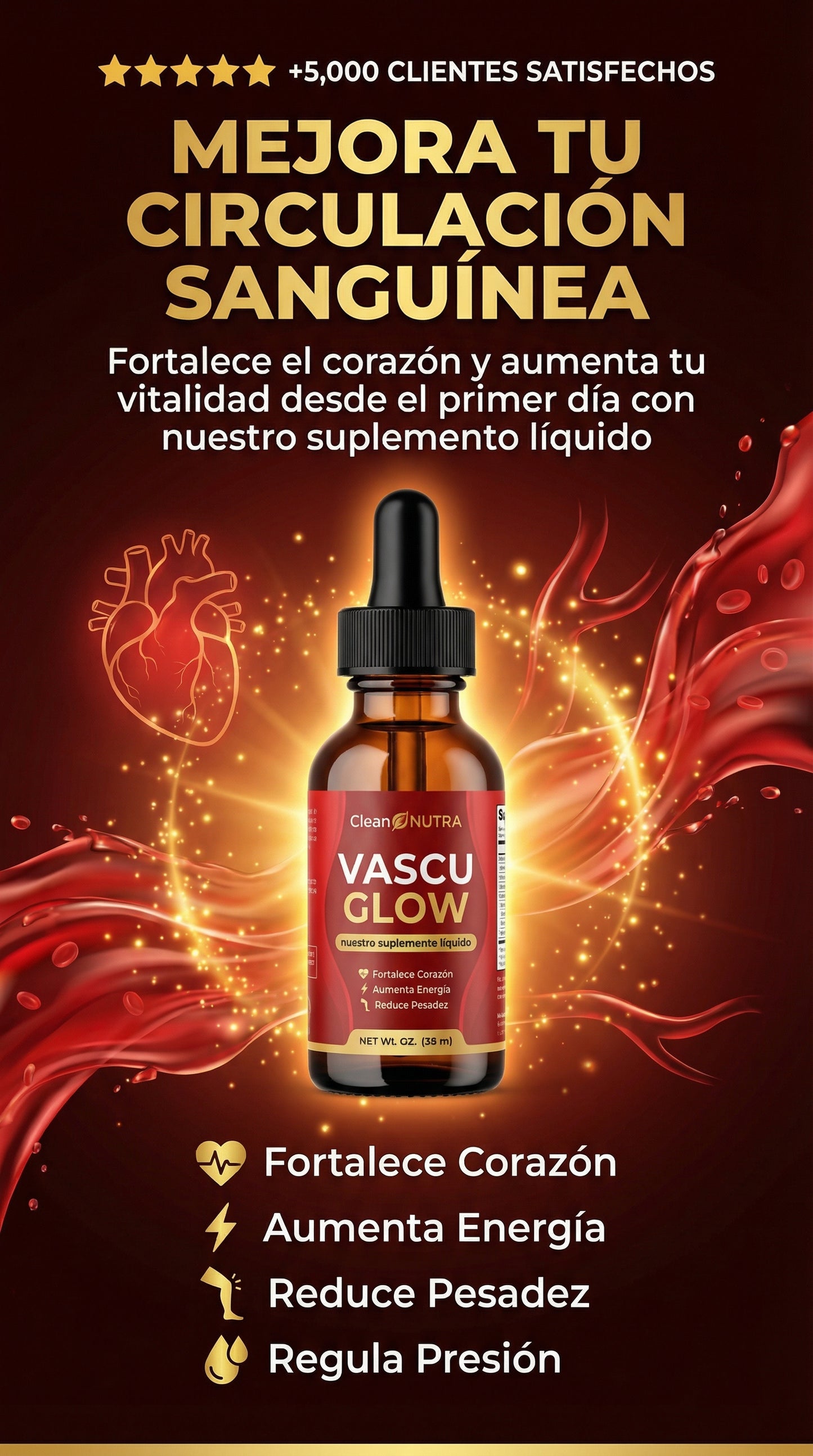 Vascu Glow con Vitaminas K2 | Frasco 50ML