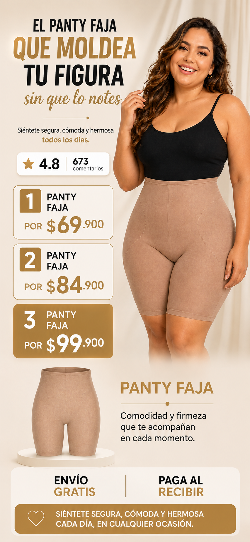 GlamShape: Panty con faja