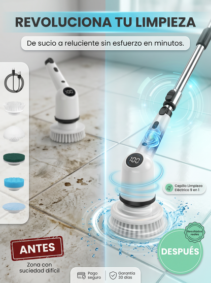CLEANER MAX: CEPILLO ELECTRICO 9 EN 1