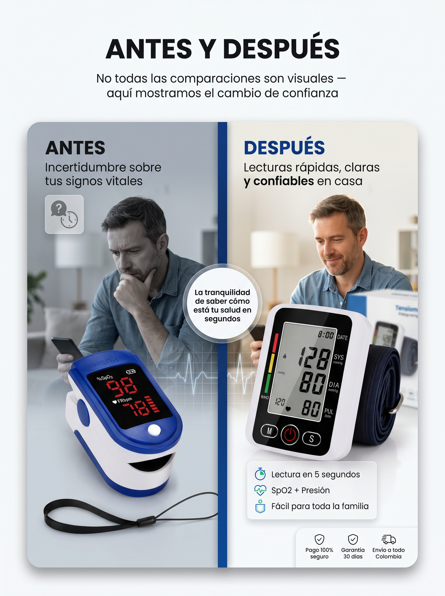 VITALMAX: Tensiometro y Oximetro para vigilar tu salud