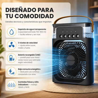 VENTILADOR MINI AIRE ACONDICIONADO