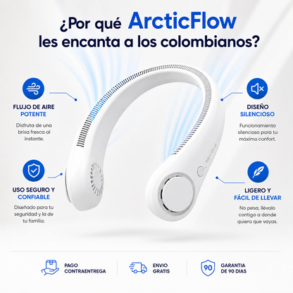 ArcticFlow: Ventilador para Cuello Portatil