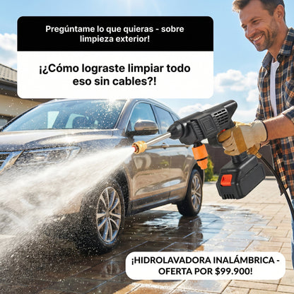 Hidrolavadora Inalámbrica 128V de Alta Presión