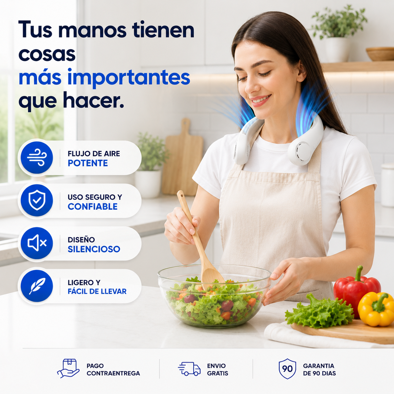ArcticFlow: Ventilador para Cuello Portatil