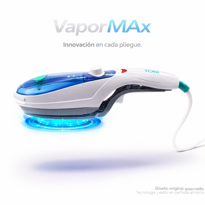 VaporMax: Plancha Portátil a Vapor, Ideal para Hogar y Viaje.