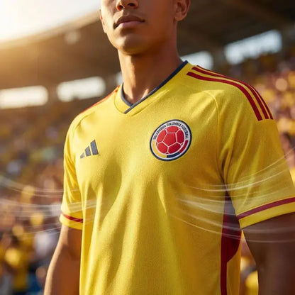 SELECCION COLOMBIA: Camiseta oficial 2026 para hinchas con orgullo y comodidad.