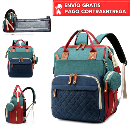 Bolso Pañalera Impermeable de Gran Capacidad