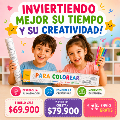 ROLLO PARA COLOREAR